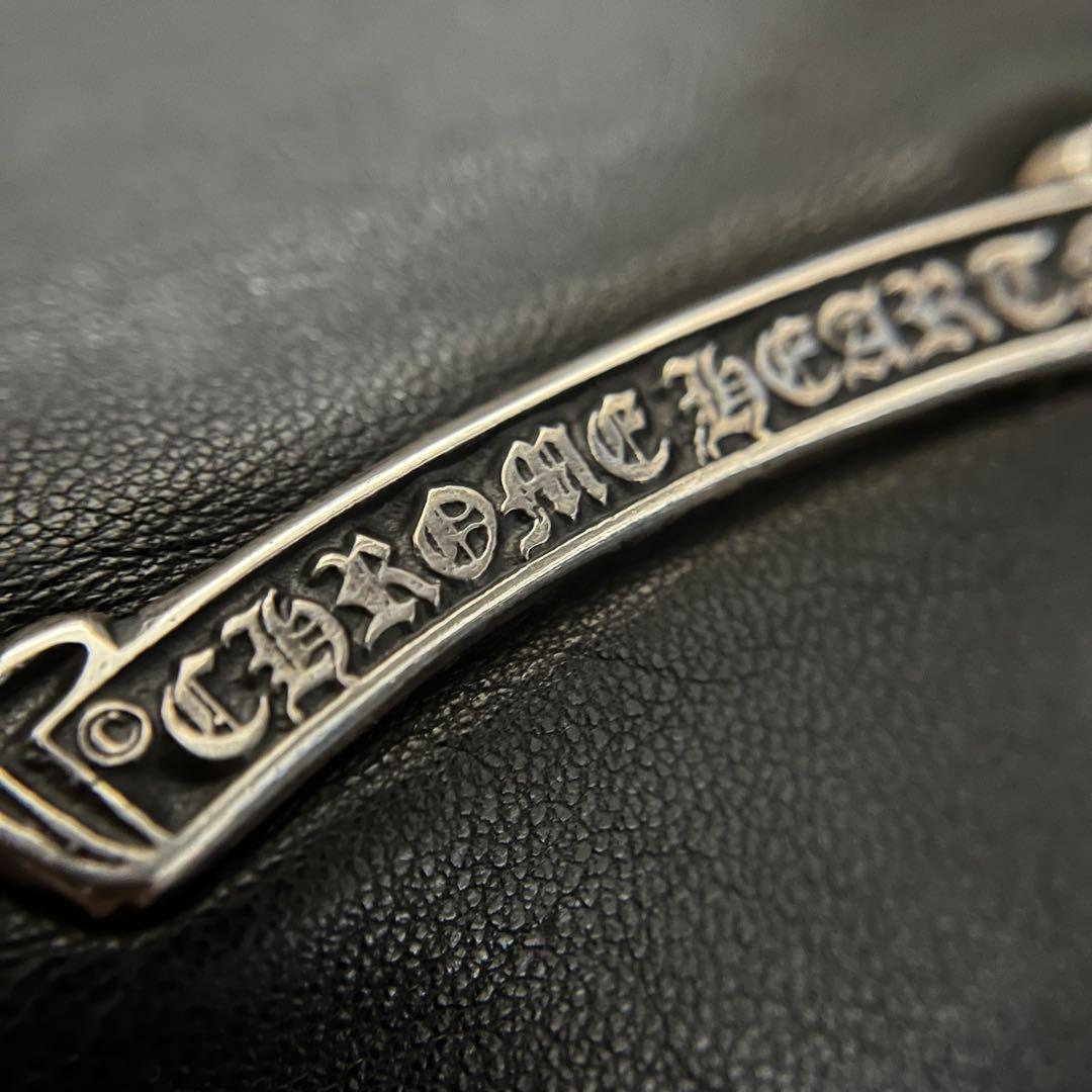■ Chrome Hearts ヘビーレザー ポーチ CHプラスダガーチャーム■