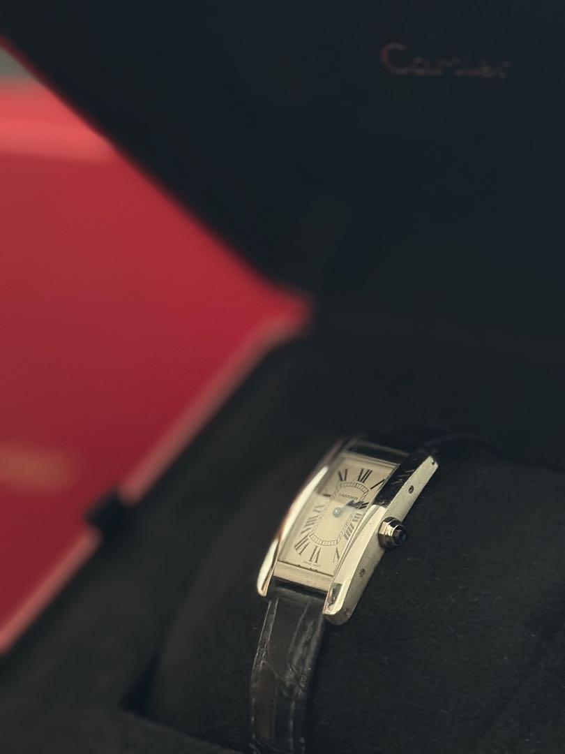 Cartier カルティエ タンク アメリカン SM レディース 時計