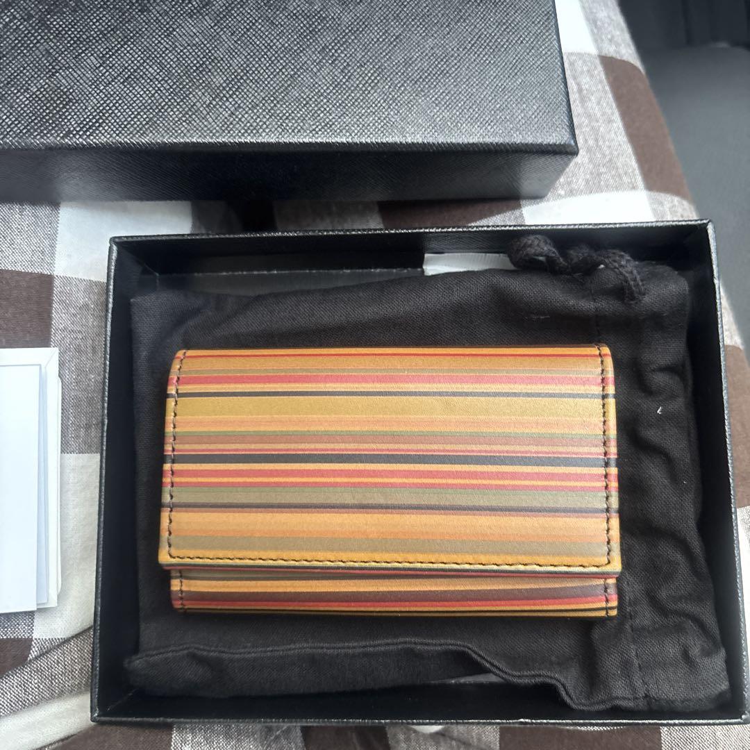 Paul Smith マルチストライプ キーケース