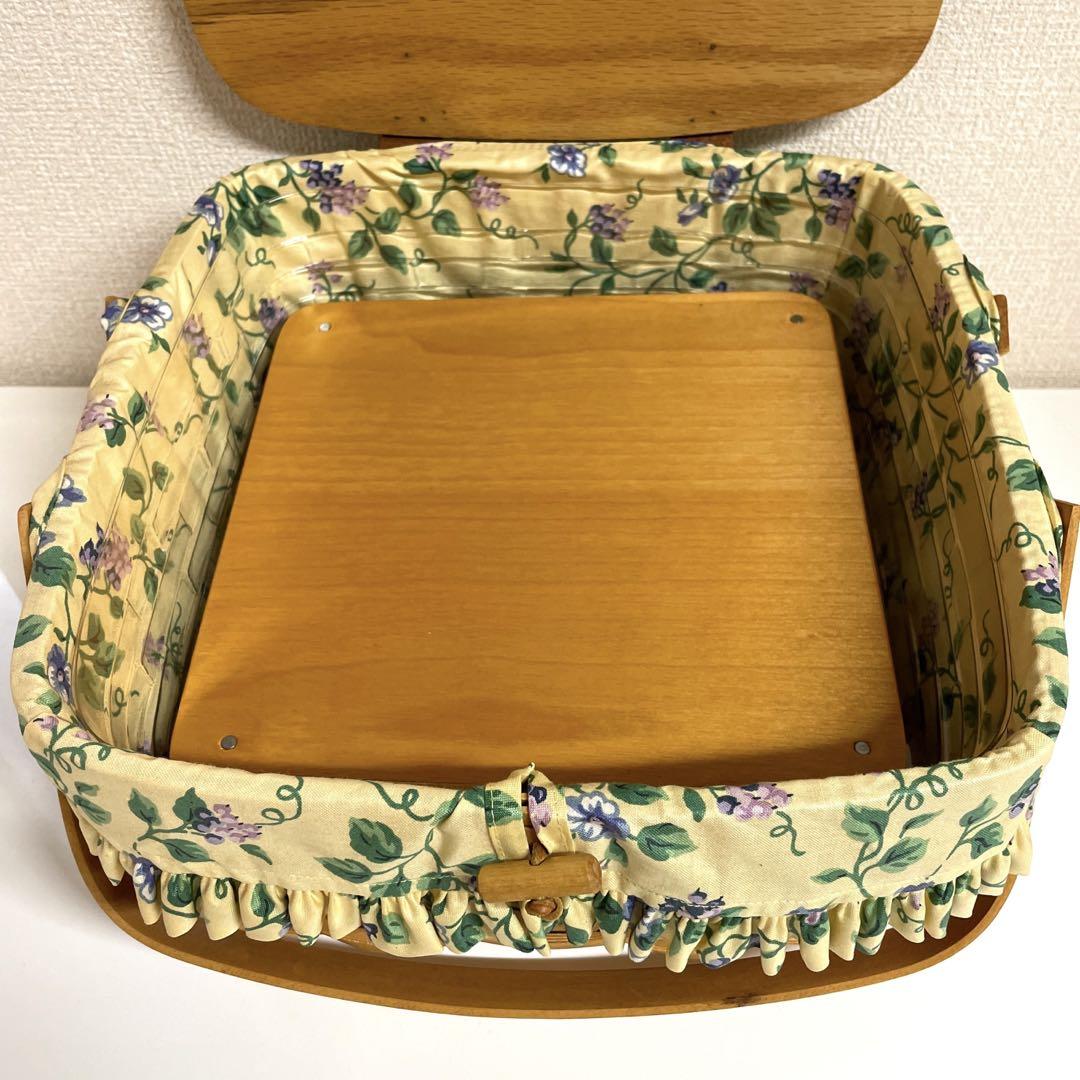 【美品】ロンガバーガー Longaberger バスケット ケーキバスケット