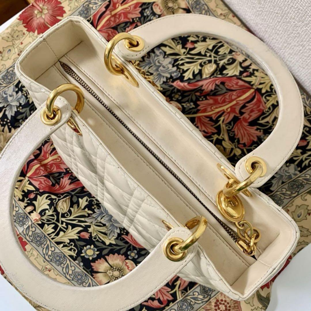 Christian Dior★レディディオール ミディアム ハンドバッグ Christian Dior★レディディオール ミディアム ハンドバッグ