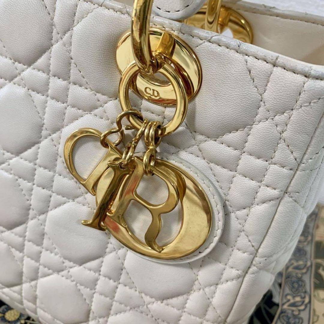 Christian Dior★レディディオール ミディアム ハンドバッグ Christian Dior★レディディオール ミディアム ハンドバッグ