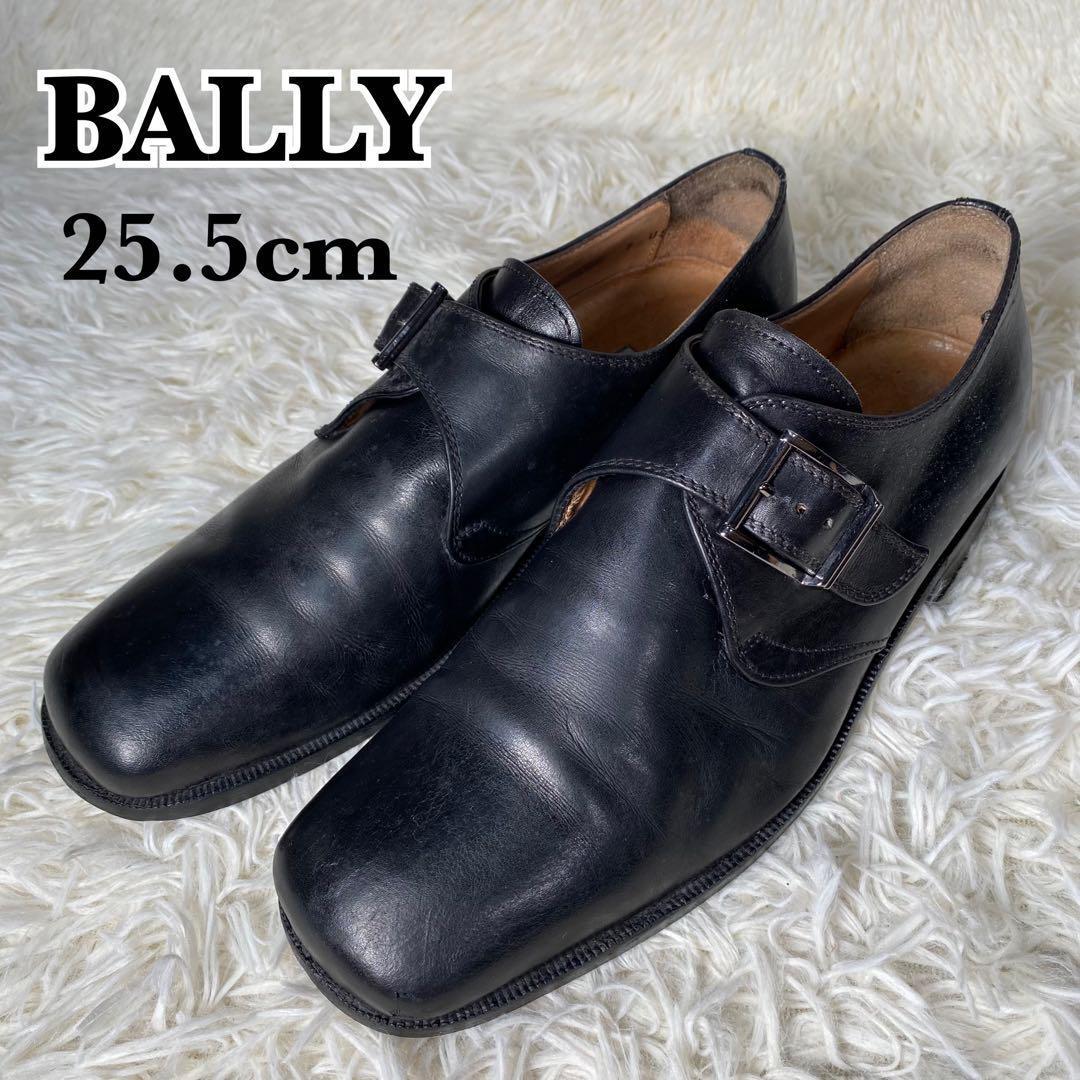 ✨美品✨BALLY/革靴/モンクストラップ/スクエアトゥ/シングル