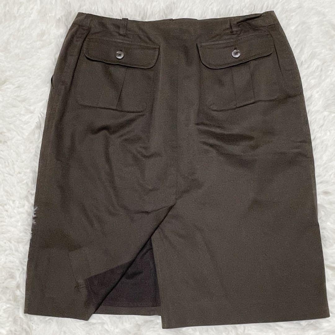 【MaxMara】マックスマーラ　テーラードスーツ　３８(M)ブラウン