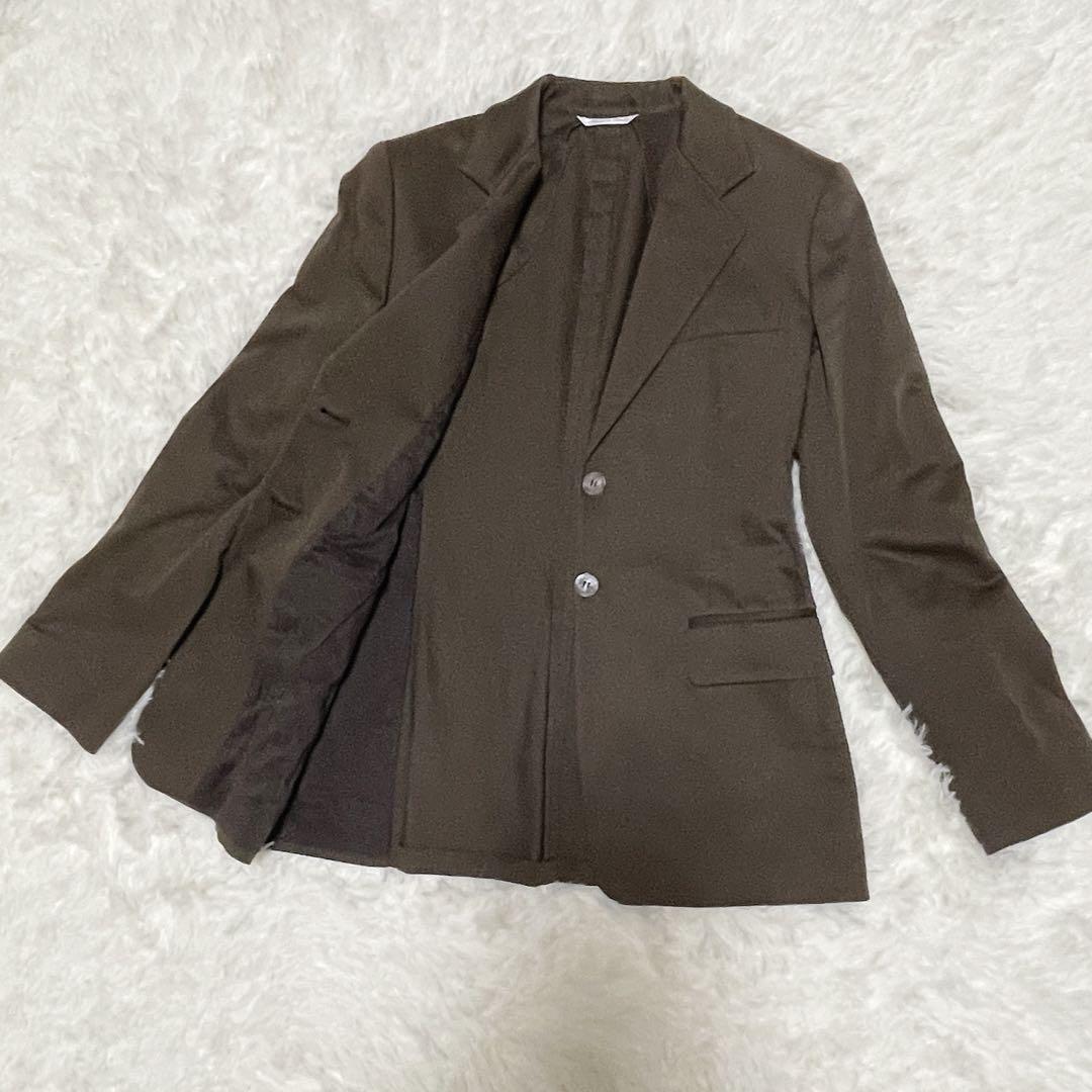 【MaxMara】マックスマーラ　テーラードスーツ　３８(M)ブラウン