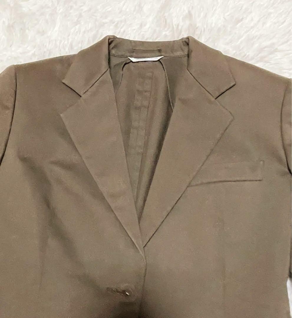 【MaxMara】マックスマーラ　テーラードスーツ　３８(M)ブラウン