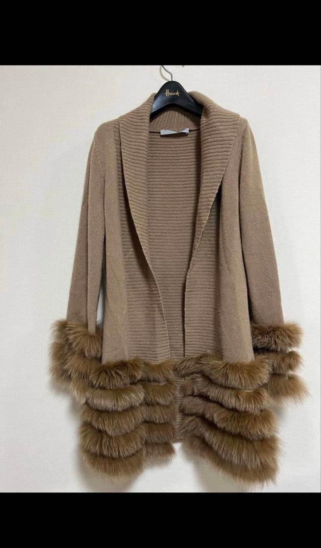 セオリーリュクスカシミヤ✖️フォックスファーカーディガン