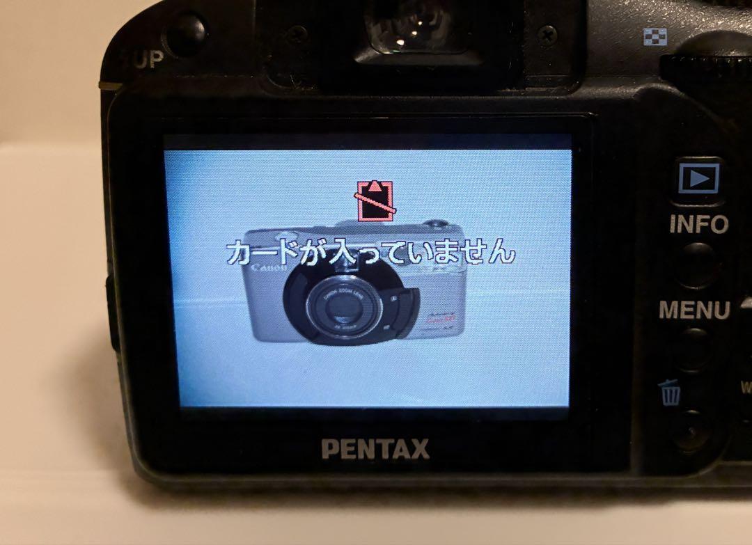 PENTAX K-m デジタルカメラ＋18-55mm ズームレンズ　セット　美品