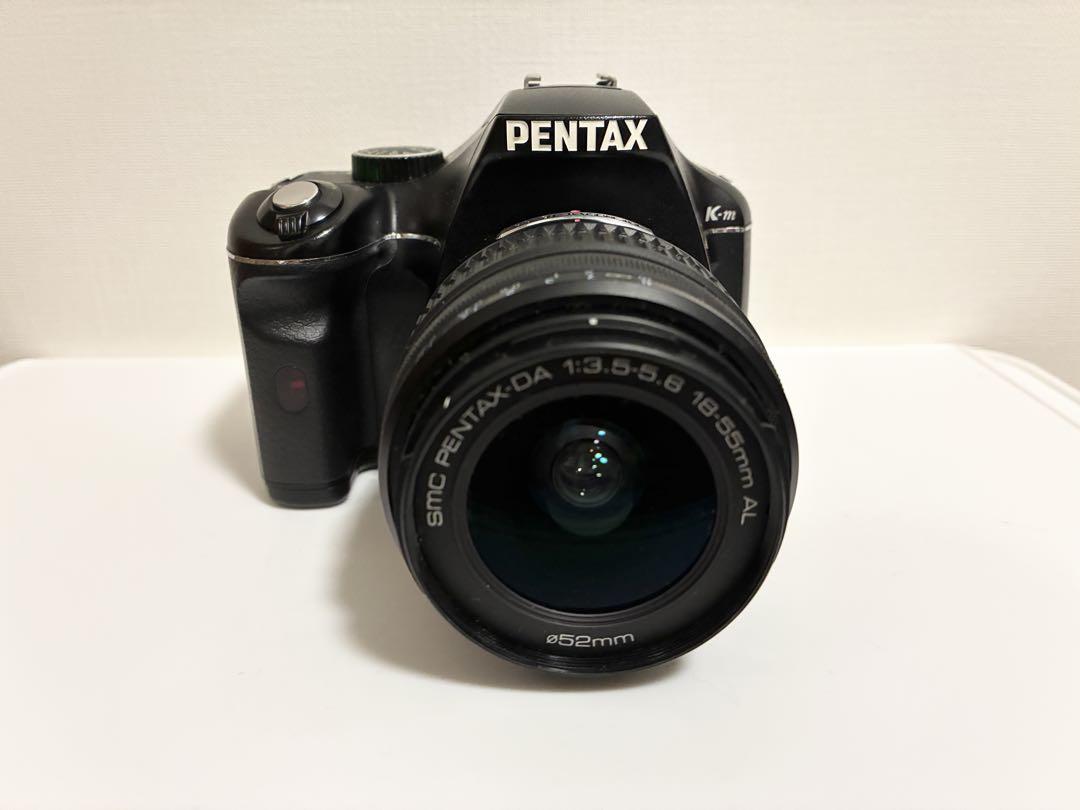 PENTAX K-m デジタルカメラ＋18-55mm ズームレンズ　セット　美品