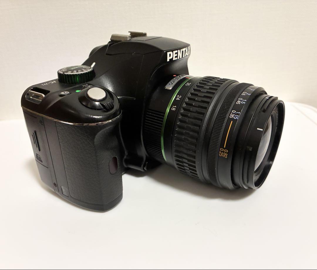 PENTAX K-m デジタルカメラ＋18-55mm ズームレンズ　セット　美品