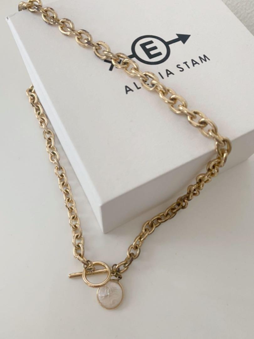 ALEXIASTAM❤️ネックレス - メルカリ 評判は Necklace Moon ALEXIASTAM ネックレス