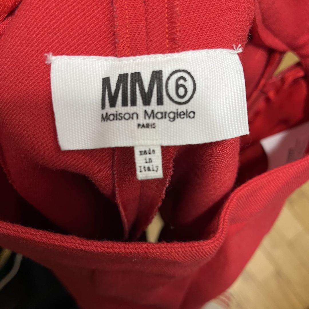MM6 2018AW センタープレスワイドパンツ