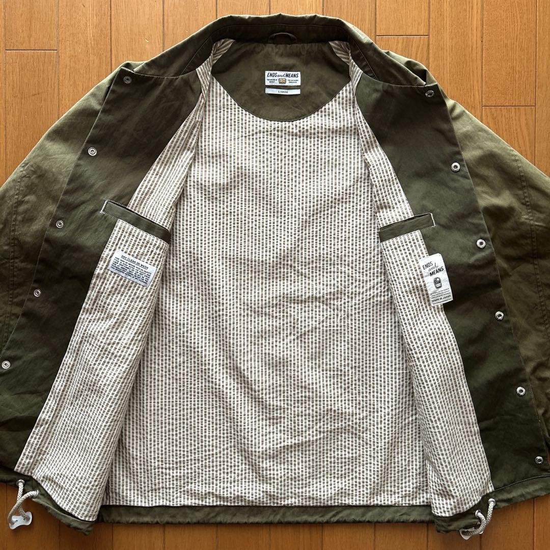 予約販売 エンズアンドミーンズ コーチジャケット EM MEANS and ENDS ジャケット・アウター