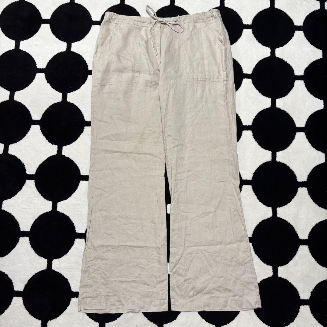 【古着】H&M リネンワイドパンツ