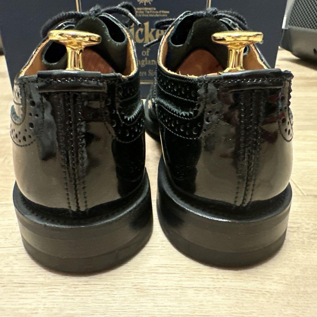 美品 トリッカーズ バートン ブラックパテント