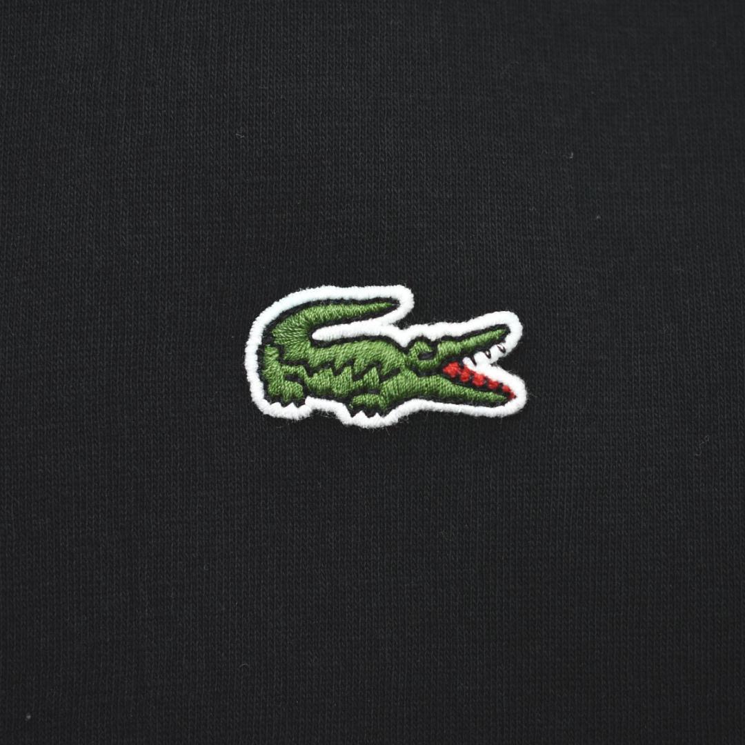 【レア】 ラコステ ライブ 刺繍 スウェット ワニロゴ トレーナー L 黒