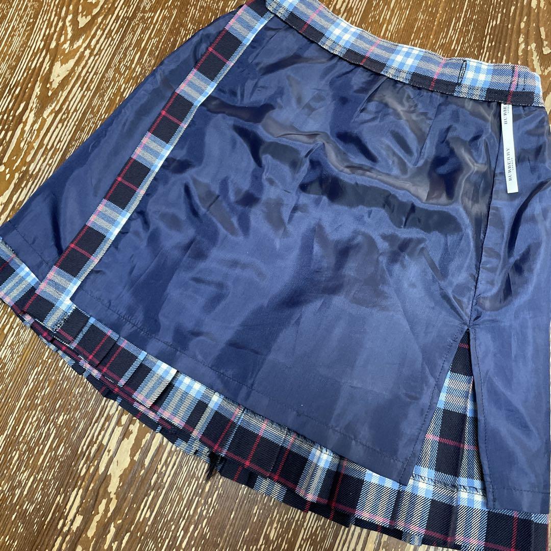 Burberry チェック柄 プリーツスカート130
