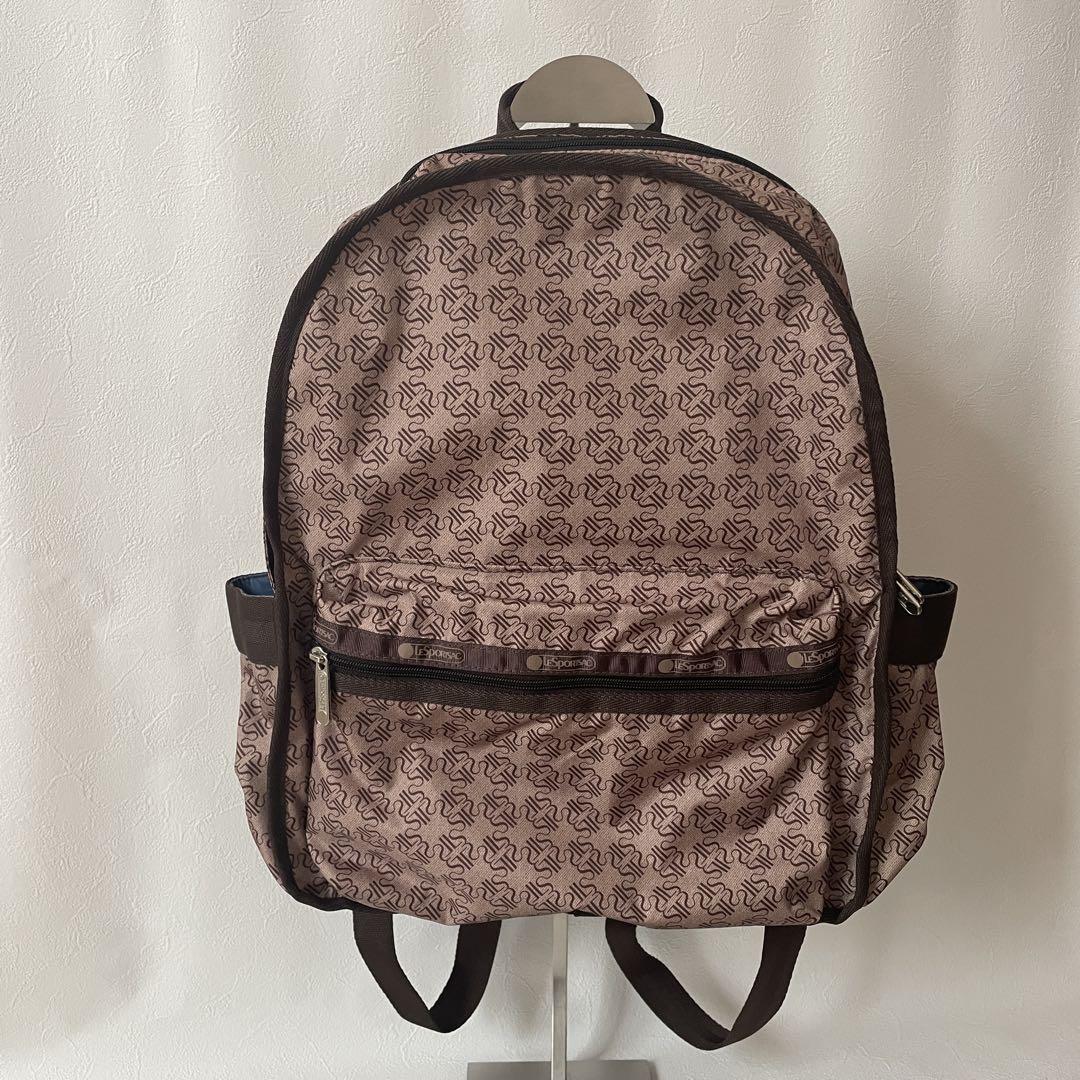LeSportsac ROUTE BACKPACK キャンバスモノグラム