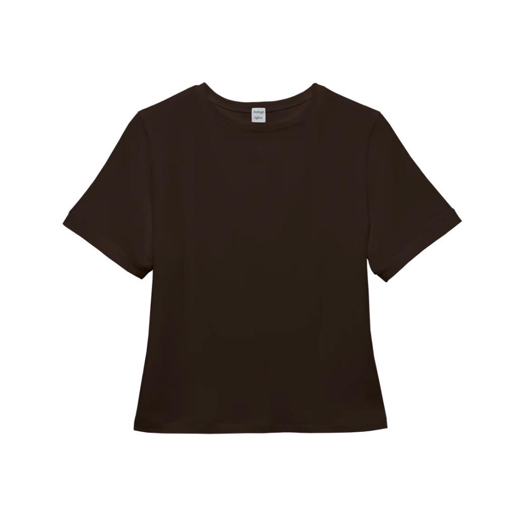 thehighlight ザハイライツ compact tee ブラウン 定番