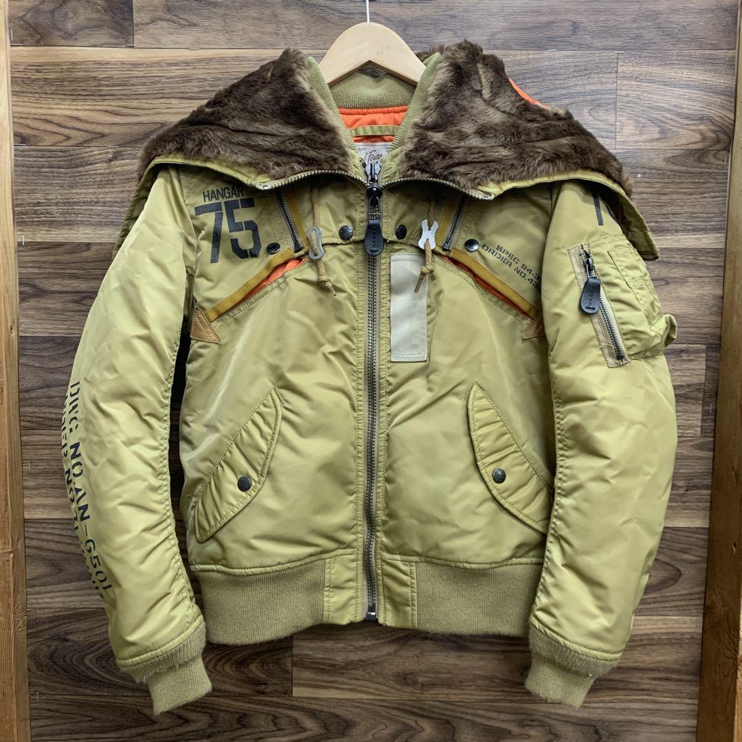 中古 AVIREX MA-1 REMODEL MARK2