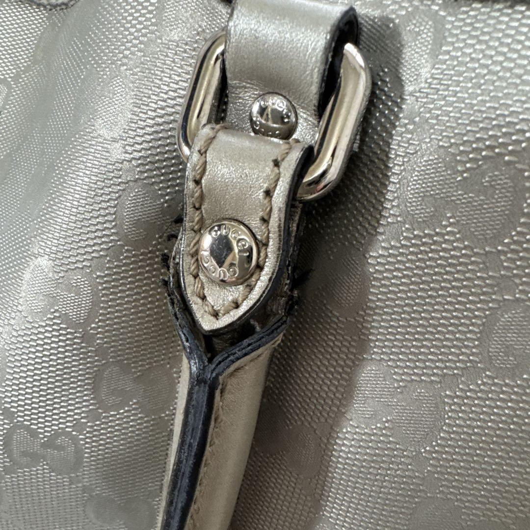 GUCCI シルバー トートバッグ