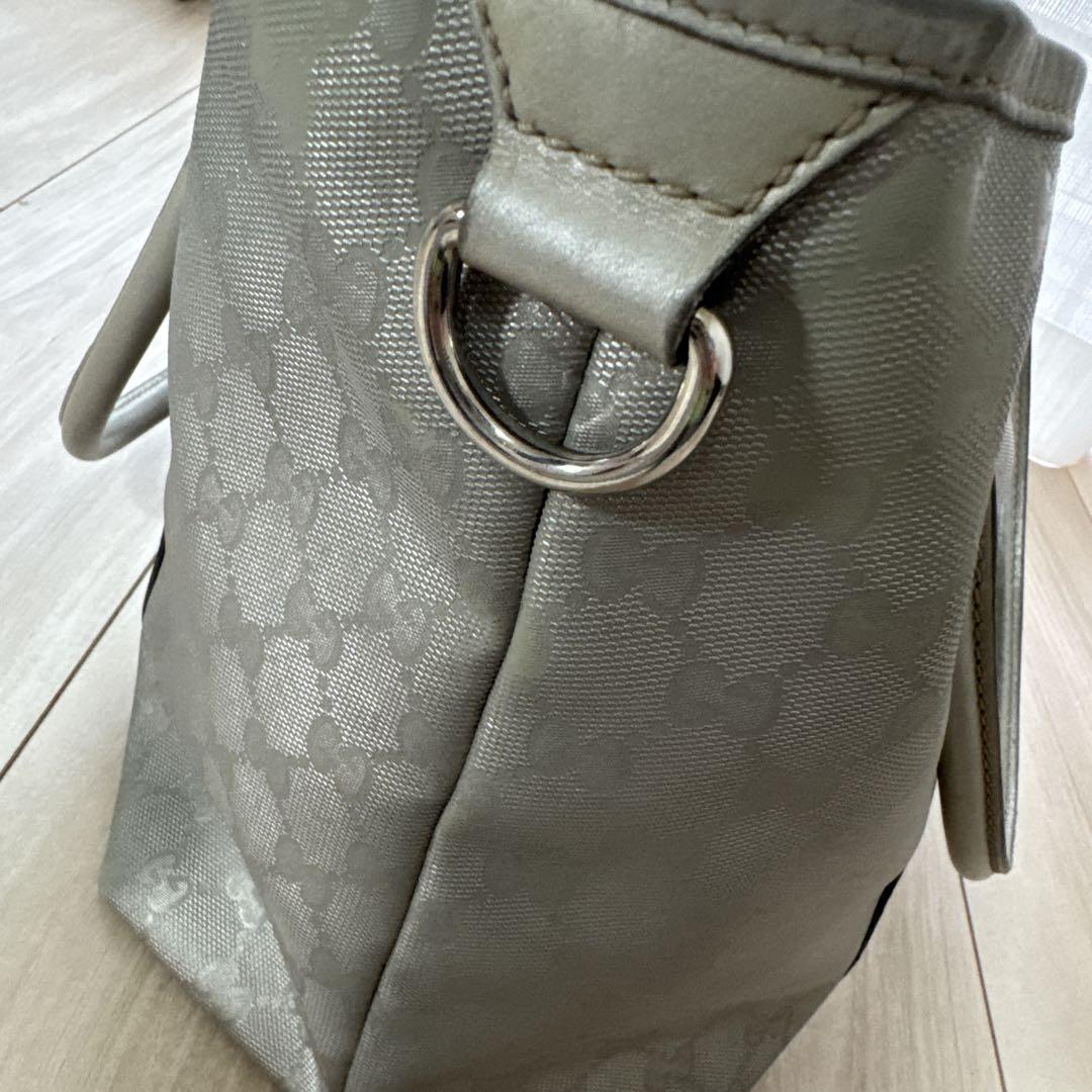 GUCCI シルバー トートバッグ