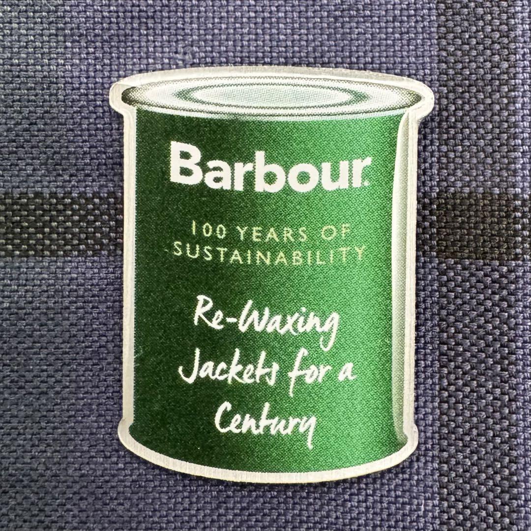 WAX缶】Barbour バブアー ワックス缶 ピンバッジ 小物