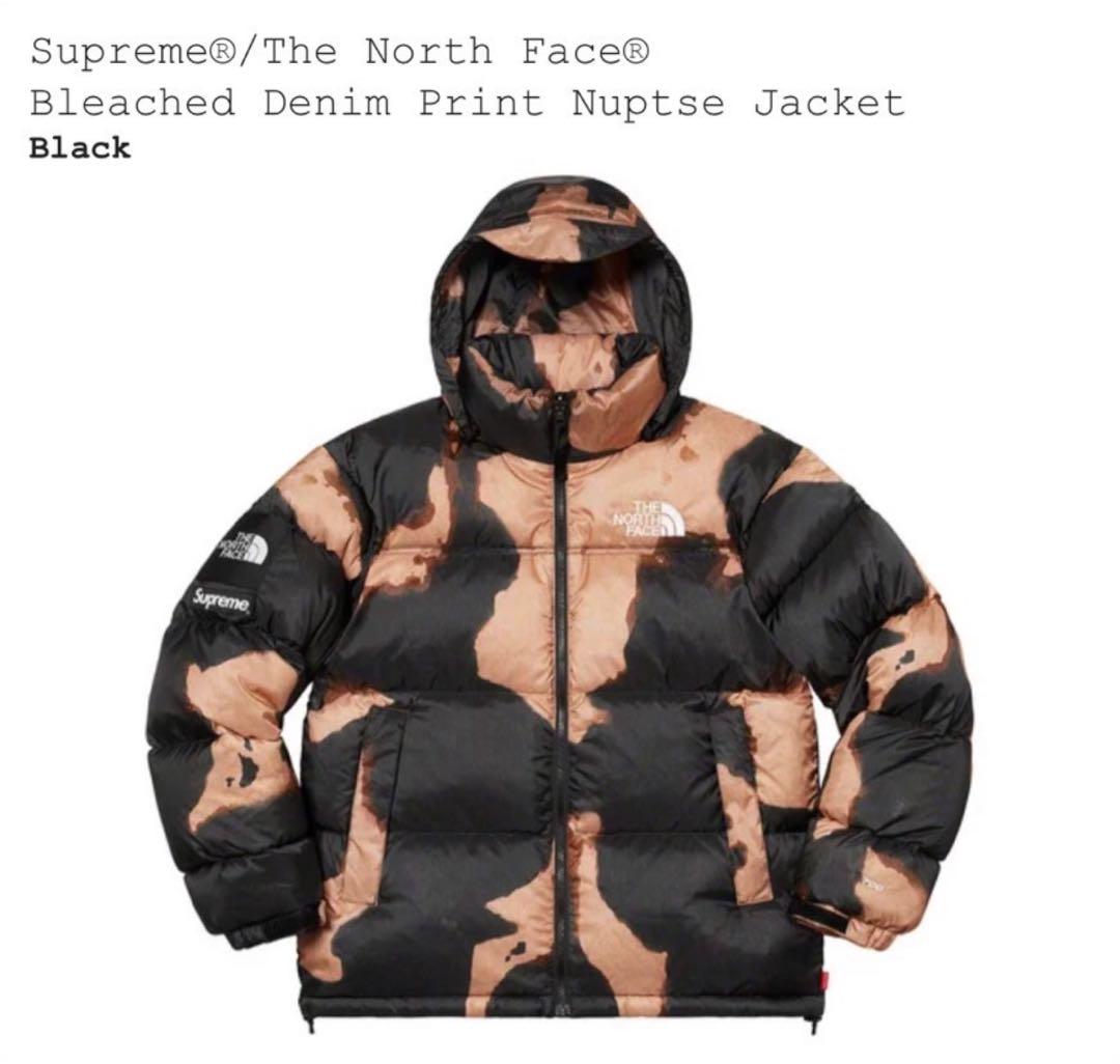 Supreme×THE NORTH FACE Bleached Nuptse