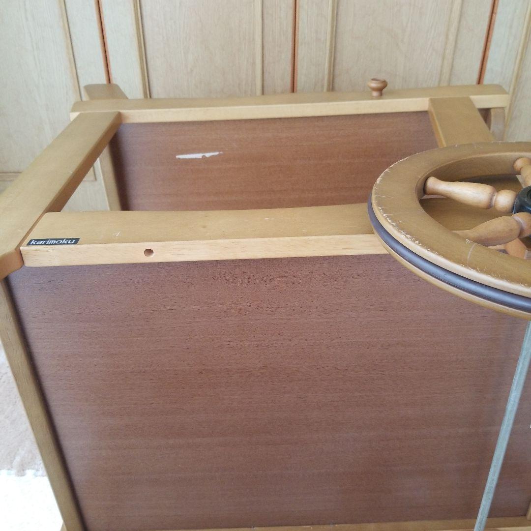 カリモク Karimoku 木製キッチンワゴン アンティーク