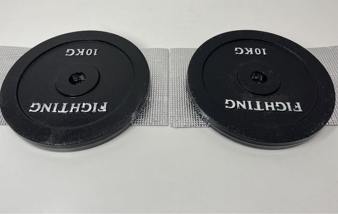 FIGHTING ROAD 10kg ×2枚 ダンベルプレート バーベル 筋トレ