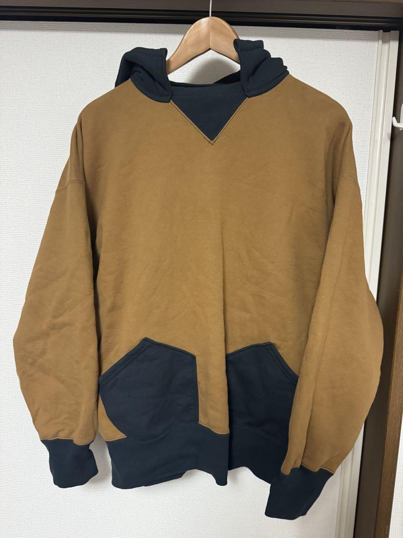 Workers×TCBジーンズ　後付けパーカー　M