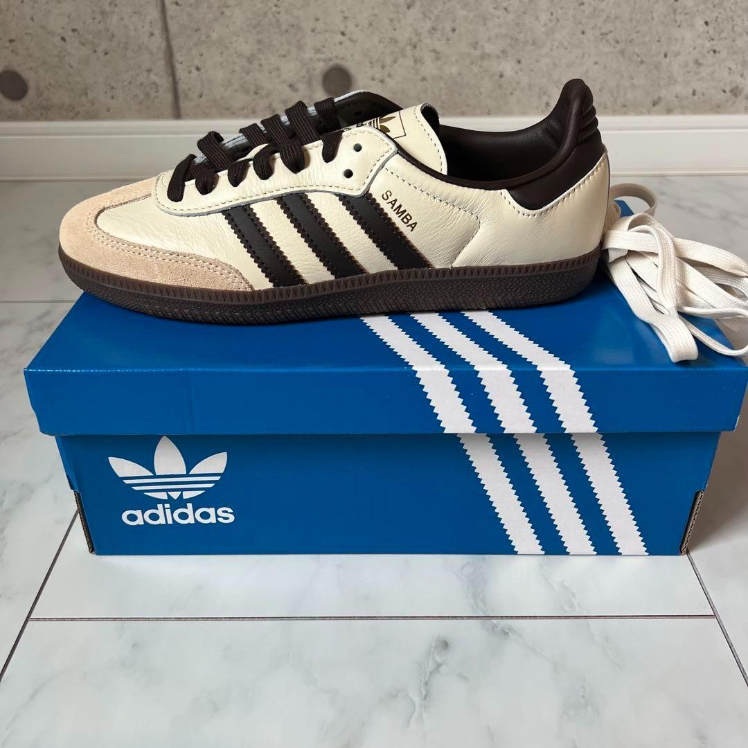 セール！adidas SAMBA OG 23.5cm クリームホワイト