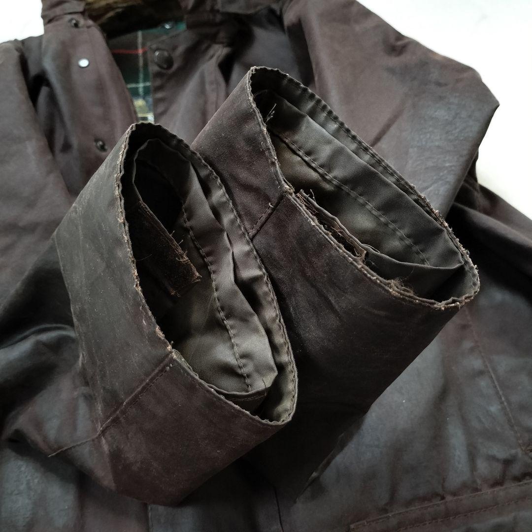 80s BARBOUR northumbria c40ラスティック　ブラウン