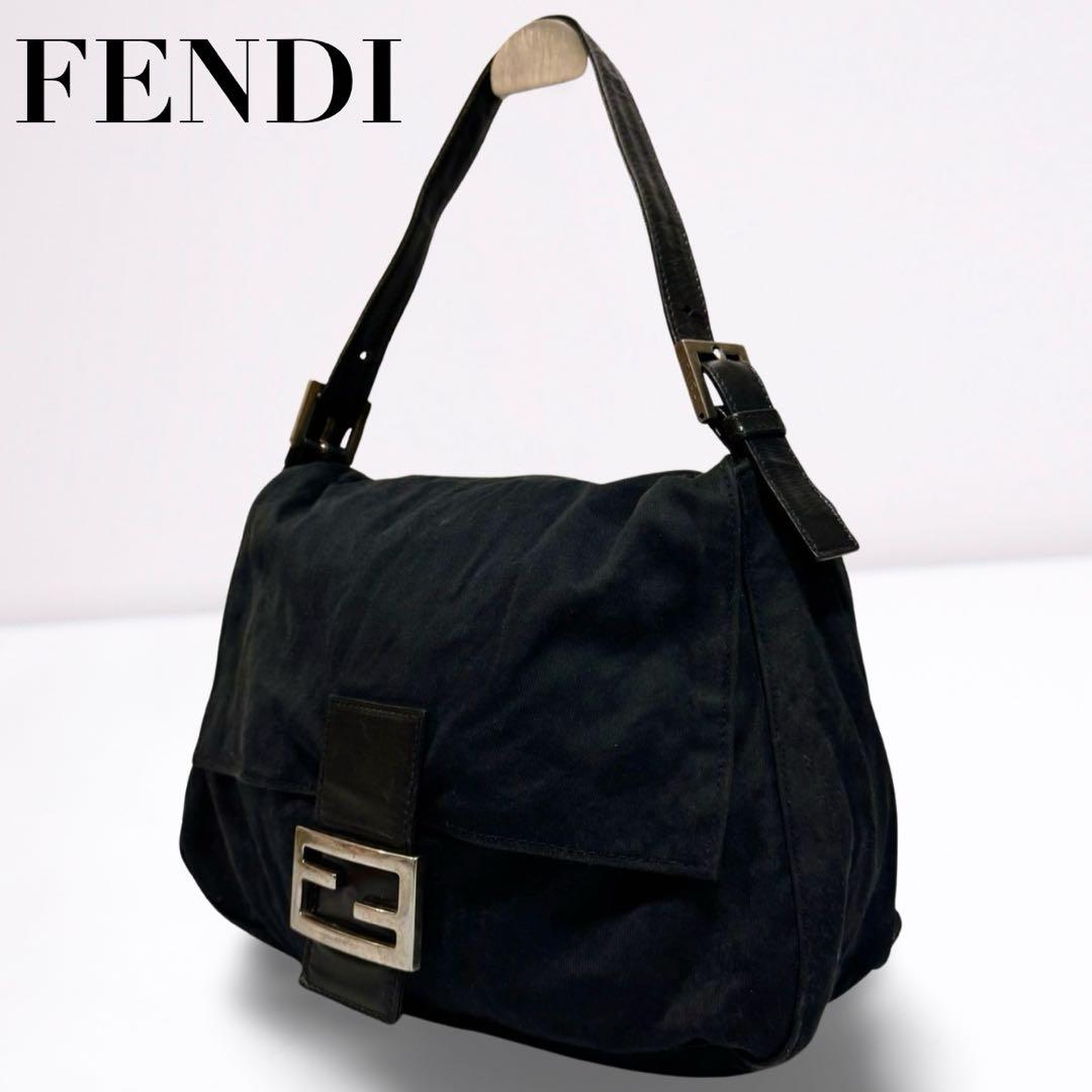 【正規品】FENDI フェンディ マンマバケット FFロゴ ワンショルダー 黒