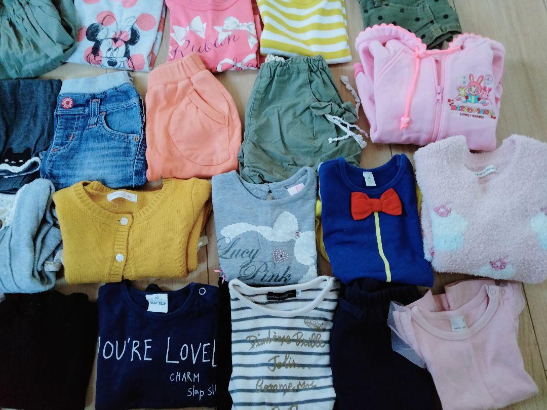 女の子ブランド 80〜100サイズ 49点 女の子ブランド 80〜100サイズ 49点
