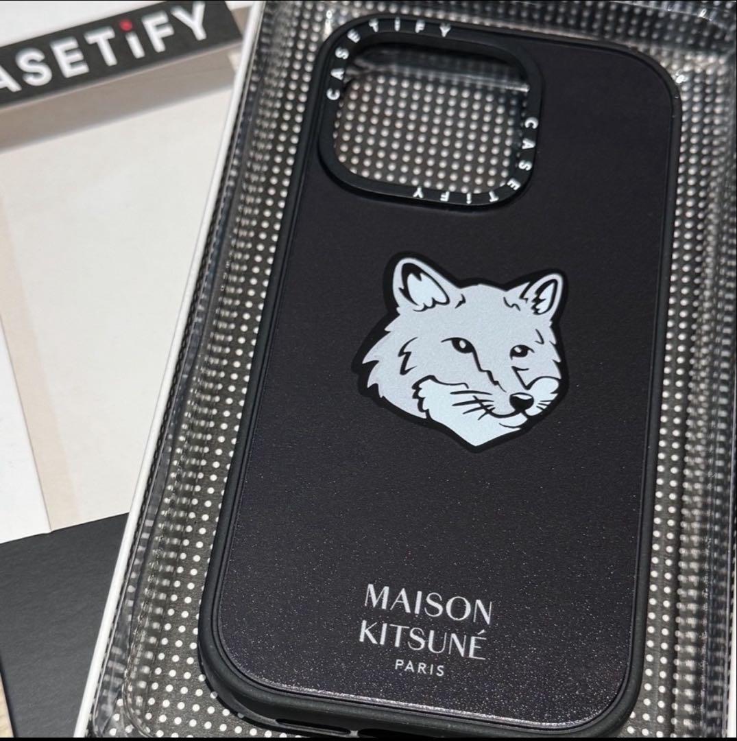 ほぼ未使用品！KITSUNE CASETIFY iPhone13 ケース キツネ MAISON KITSUNE×CASETiFY iPhone Case 送料込み (MAISON KITSUNE