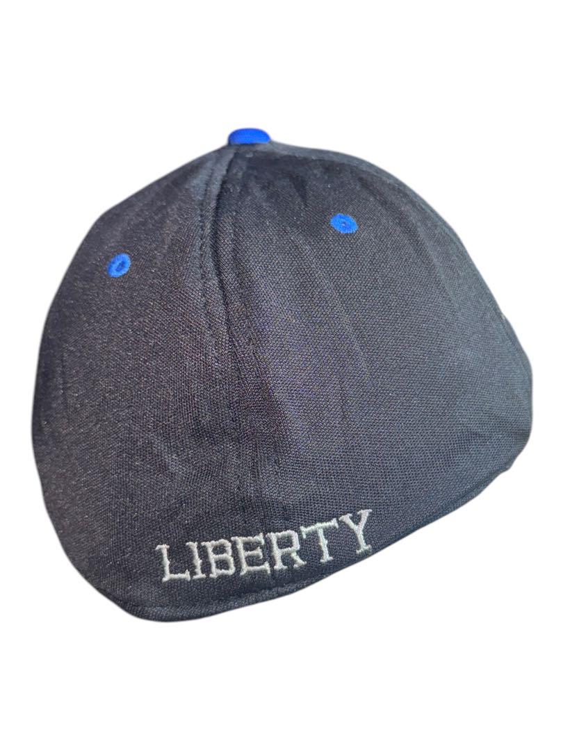 グレー ベースボールキャップ Lとクマのロゴ LIBERTY (2)