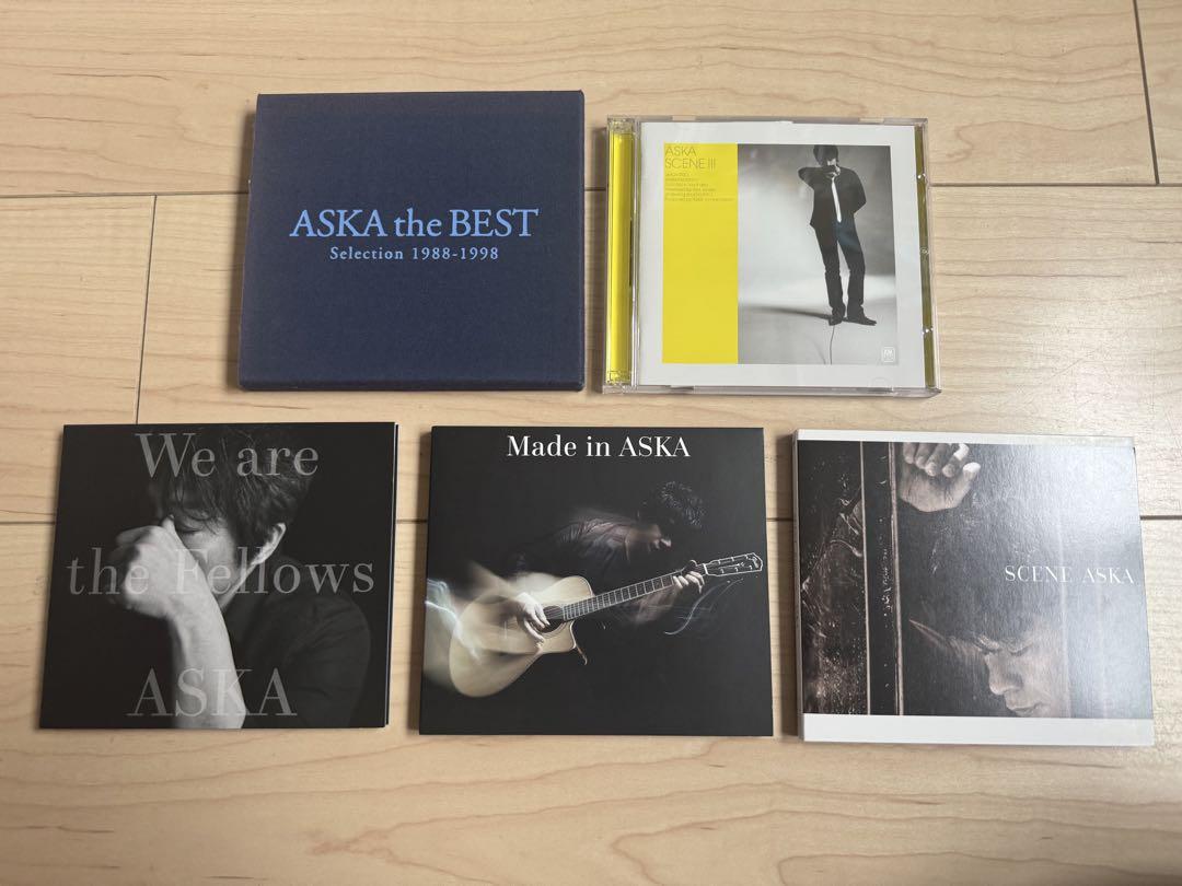 ASKA シングルCD 3枚・アルバム5枚セット 未使用に近い状態あり