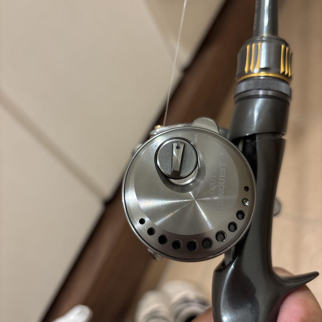 シマノ　23カルカッタコンクエストBFS XG 左巻　中古