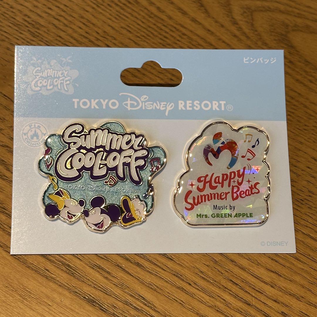 東京ディズニーリゾート ミセスグリーンアップル ピンバッジ 2点