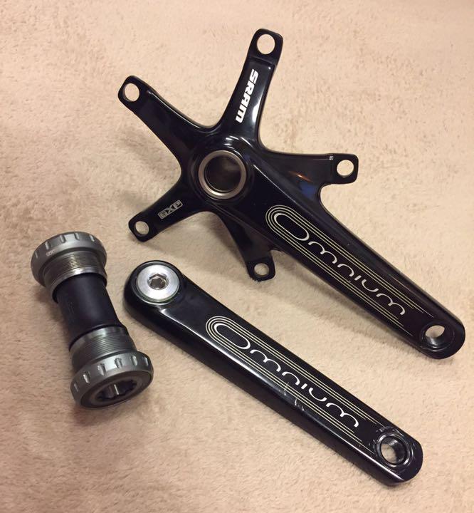 SRAM OMNIUM スラム オムニウム クランクセット 165mm ピスト www