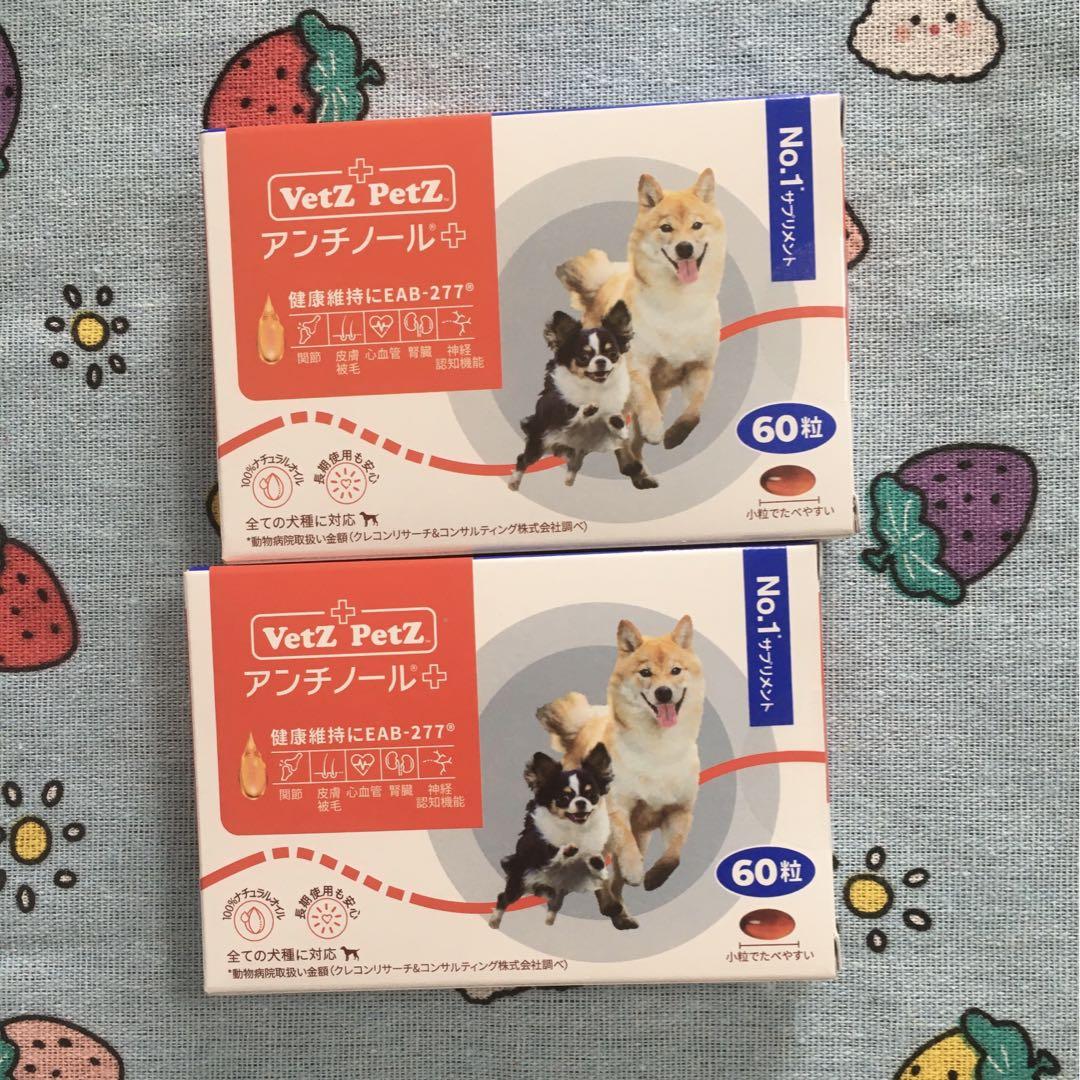 新品未開封　犬用　アンチノールプラス　６０錠入り　２箱 アンチノールプラス 60錠1箱30錠2箱