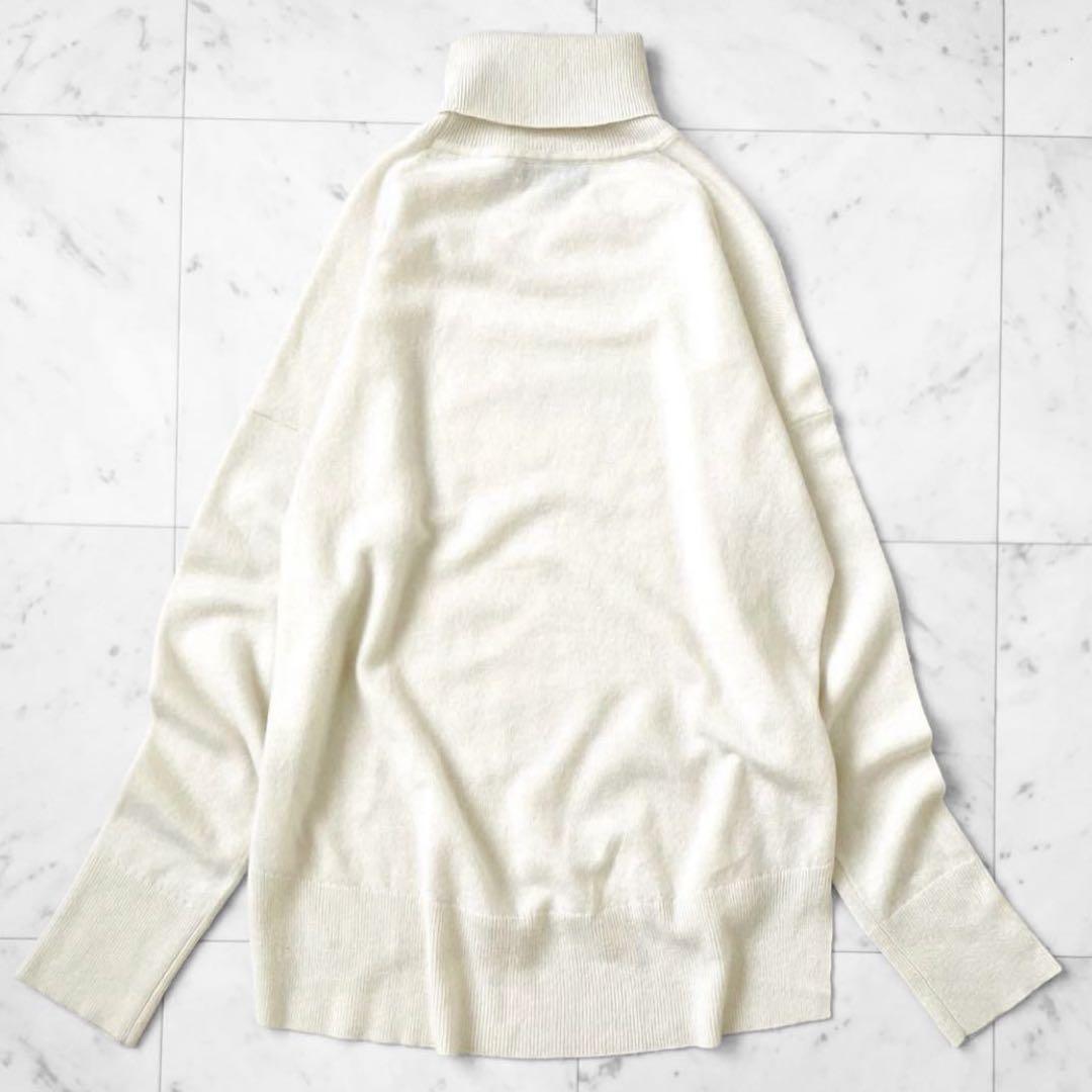 極美品 セオリー ピュアカシミヤ100% タートルネック ニット