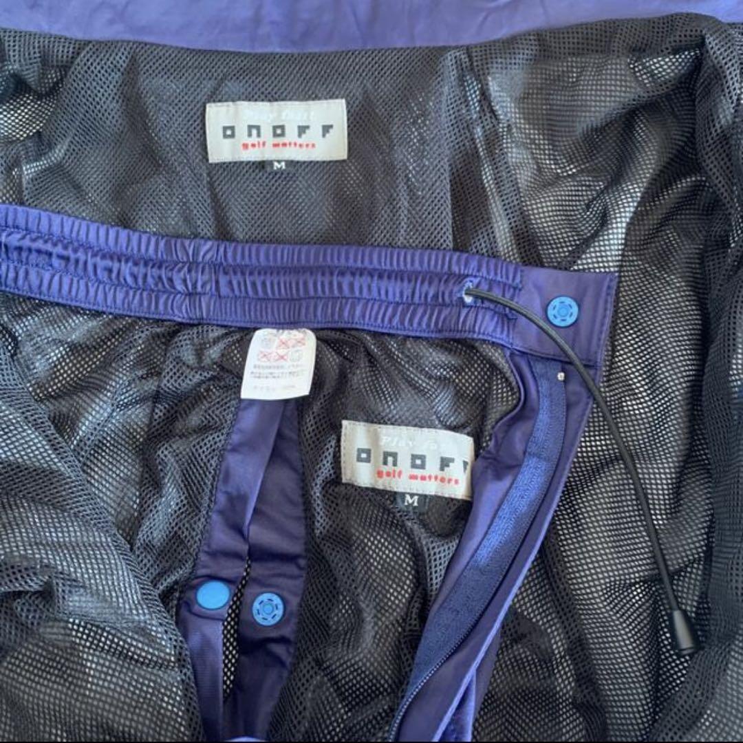 onoff golfオノフゴルフ♡持ち運び楽々ポーチ付きレインウェア