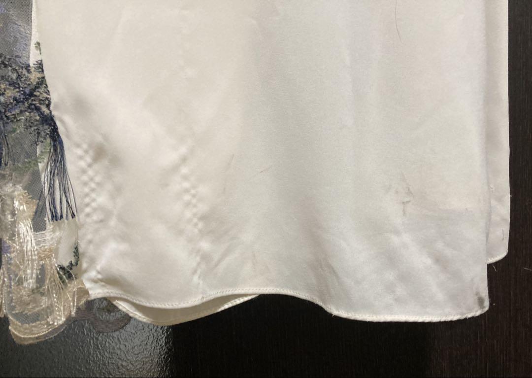 Floating flower lace skirt (Ivory)