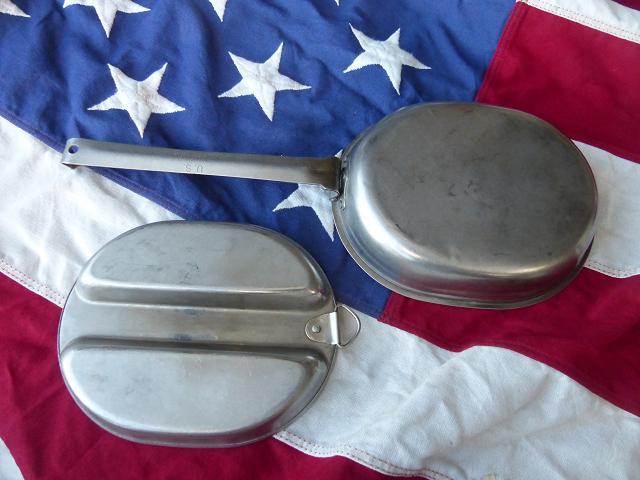 ナム戦 1965” 米軍実物　メスキットパン S/L MFG.　食器　323