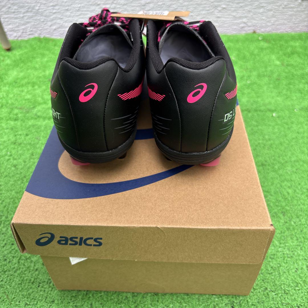 asics DS LIGHT スパイクシューズ ブラック/ピンク22cm
