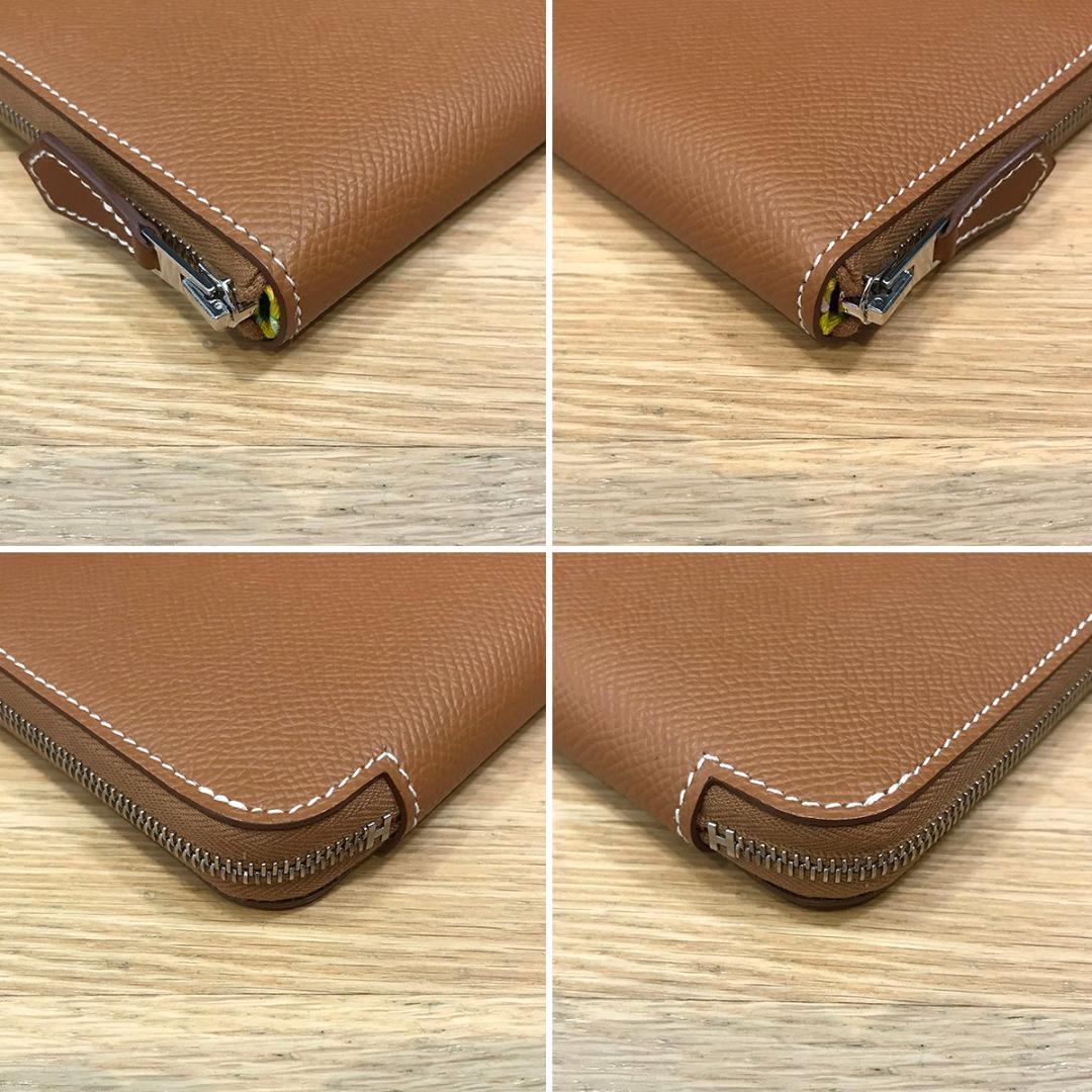 新品未使用 エルメス アザップコンパクト シルクイン エプソン ゴールド U刻印 画像5