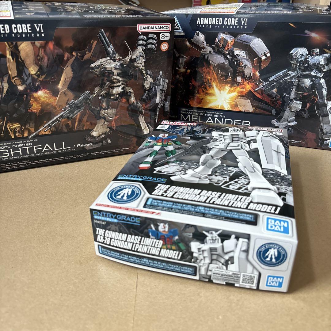 アーマードコアVI NIGHTFALL+MELANDER＋ガンプラおまけ