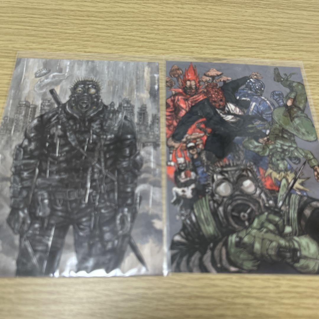 ドロヘドロ原画展 ポスターカードセット15枚セットおまけ5枚